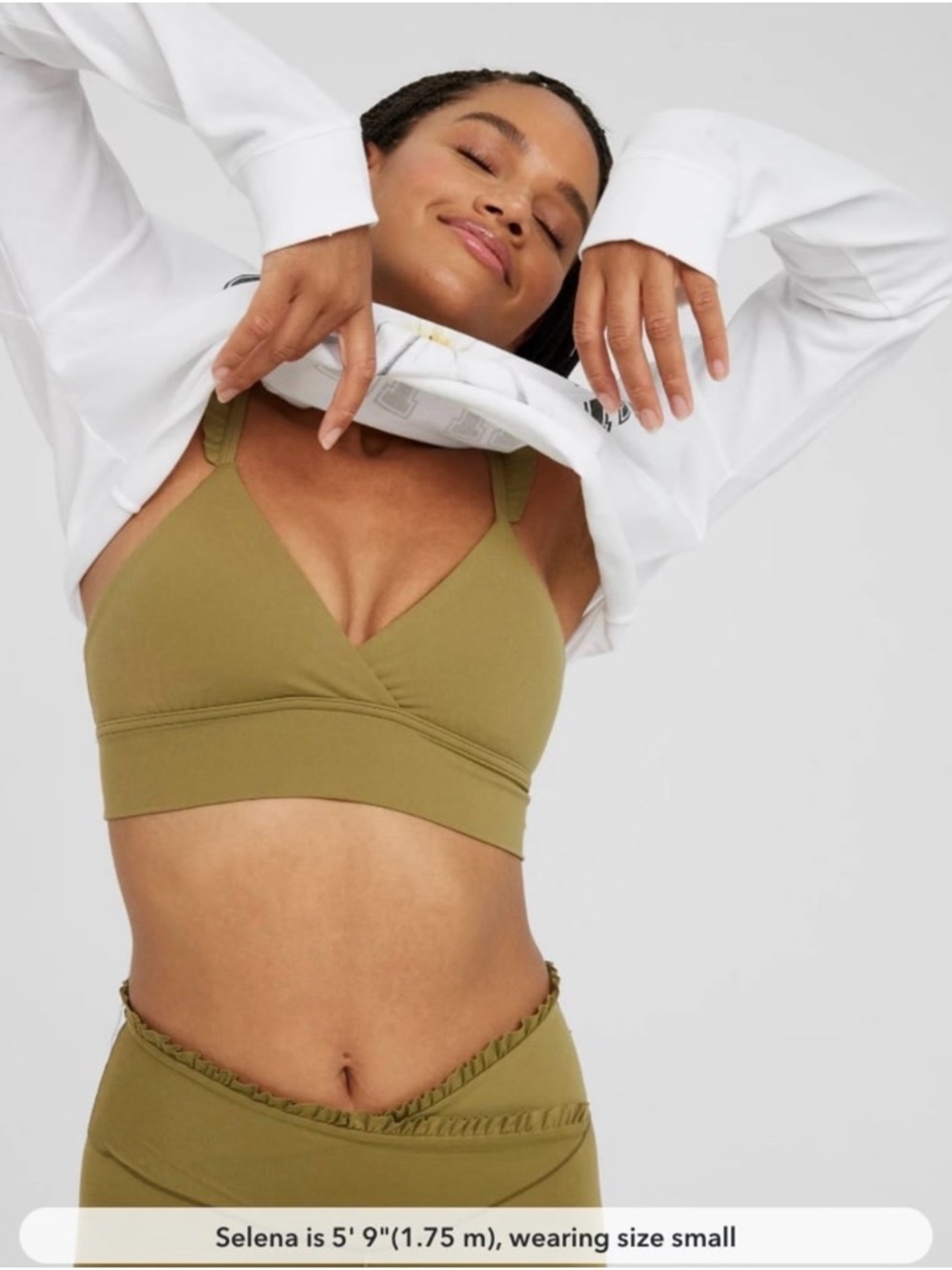 OFFLINE By Aerie Real Me XTRA Ruffle Sports Bra